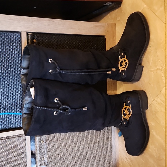 Michael Kors fur lined knee boots - Picture 1 of 13